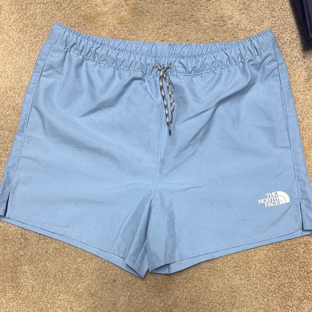 LIKE NEW The North Face Girl's XL powder Blue Shorts